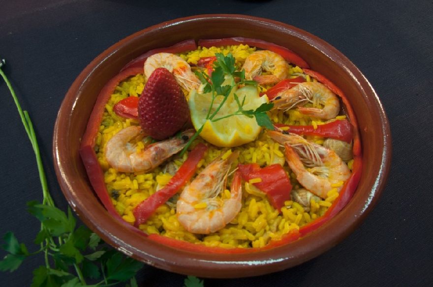 Paella, Spanish food, Chili